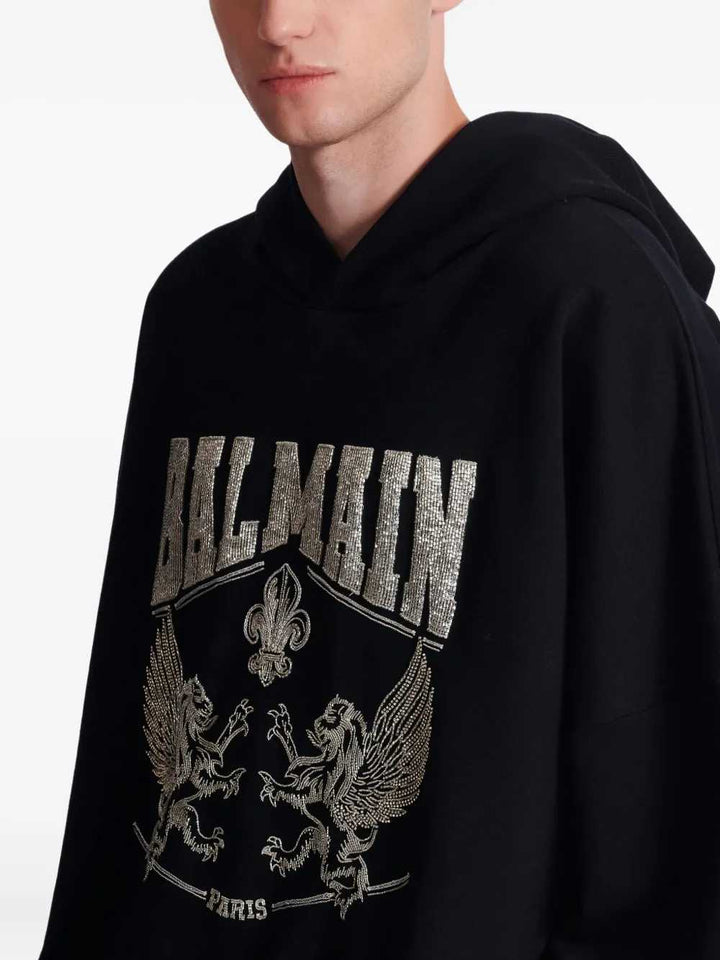 Balmain SWEATSHIRT - Black | 13fa77877bcc2c48d4cd5dd2b704b7b6071424d5