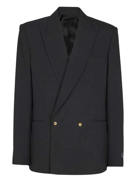 Double-Breasted Wool Blazer