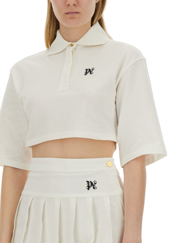 Palm Angels Polo - White | Wanan Luxury