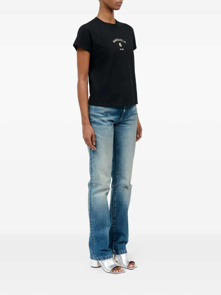 Mm6 Maison Margiela TSHIRT - Black | adef55550cce44e9f5dbf3528ac9667f41a05265