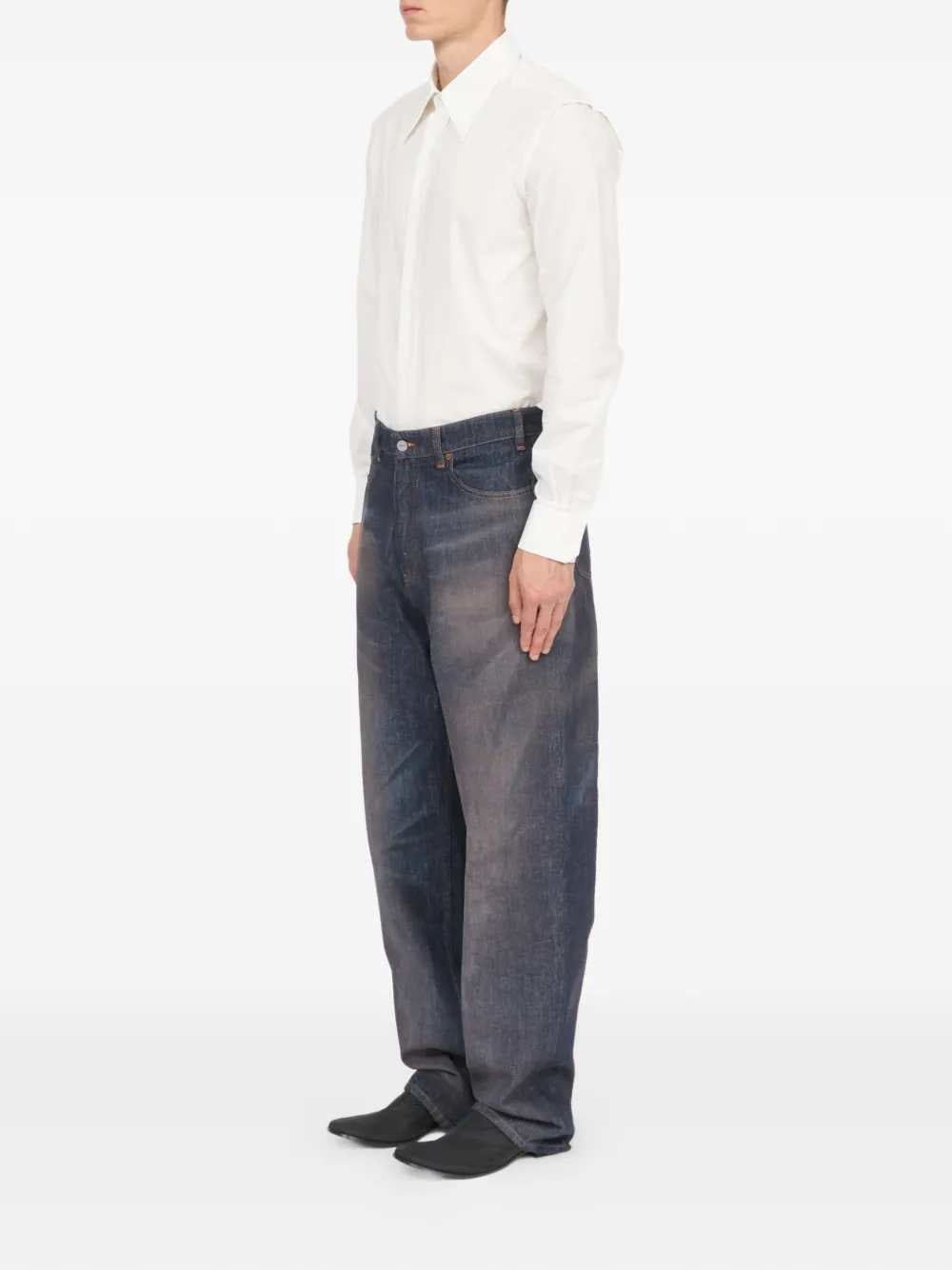 Mm6 Maison Margiela JEANS - Blue | 09b8e5d800e9e0aadeb62b9cd405e6134afa0d3d