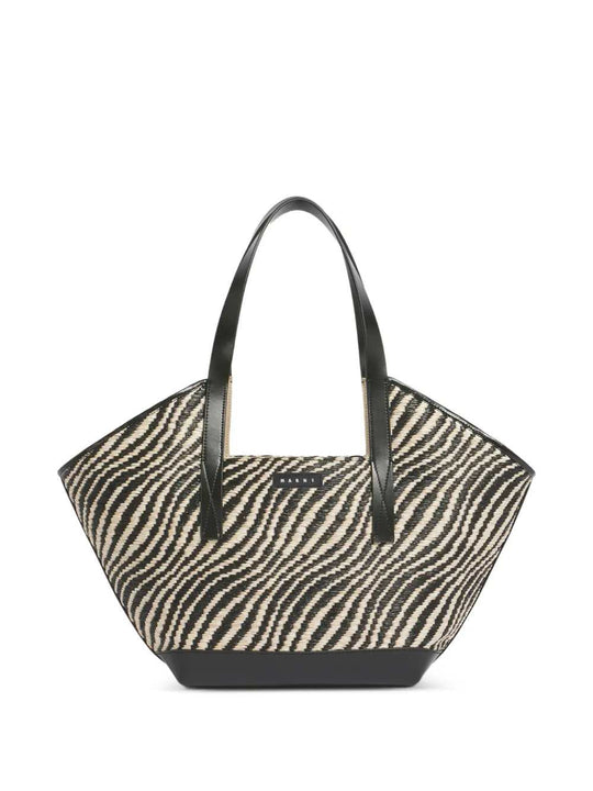 Two-Tone Shoulder Bag