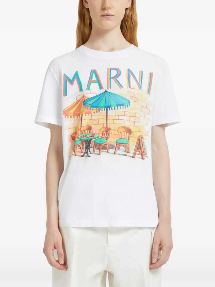 Marni TSHIRT - White | 02be9341d2a765c2cb943650df878d63710ce1ec