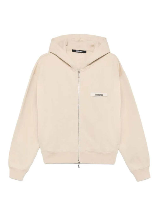 Grosgrain Zip-Up Hoodie