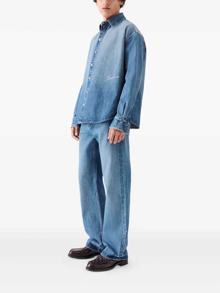 Jacquemus Shirts - Blue | 419080f99aca20a9180373e67e4986cb66492b02