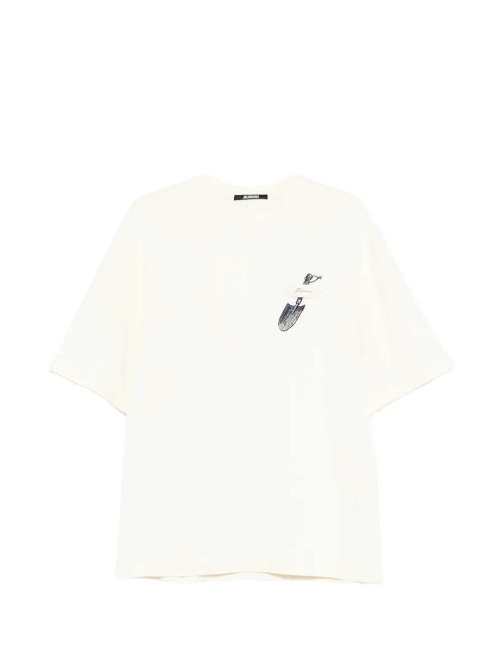 Jacquemus TSHIRT - Nude & Neutrals | 90ce18ab17bd940a09524bb14c5f16b2a4cc82e7