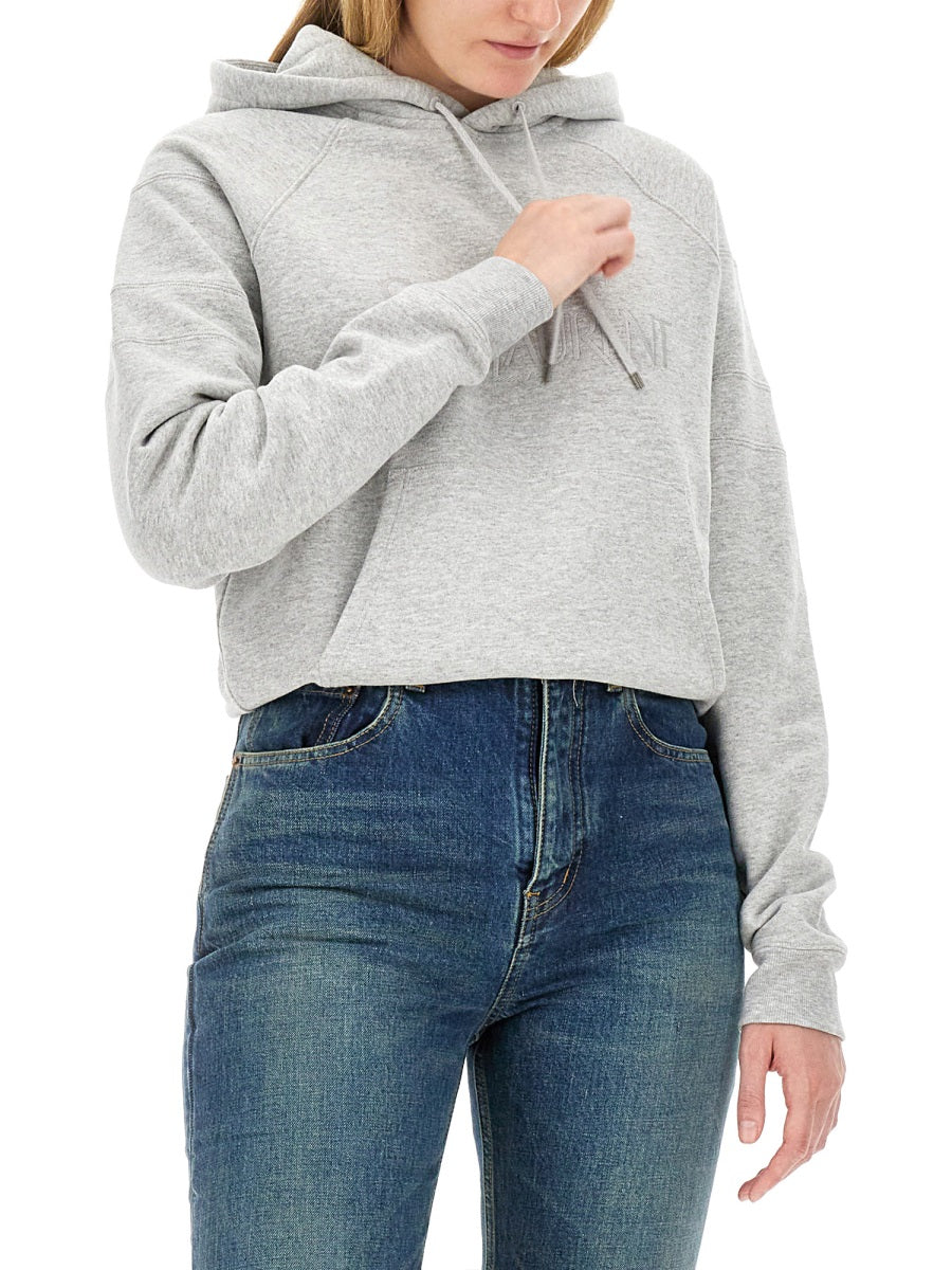 Saint Laurent Sweatshirts - Grey | 77b0893067defd641027f84a9b747528ed20205a