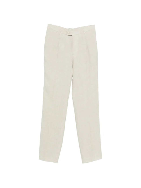 Pleated Trousers With Belt Loops