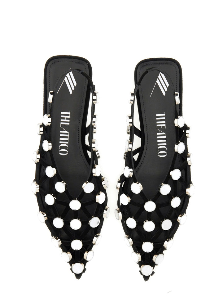 The Attico Flat Shoes - Black | Wanan Luxury