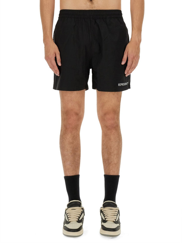 Represent Shorts - Black | Wanan Luxury