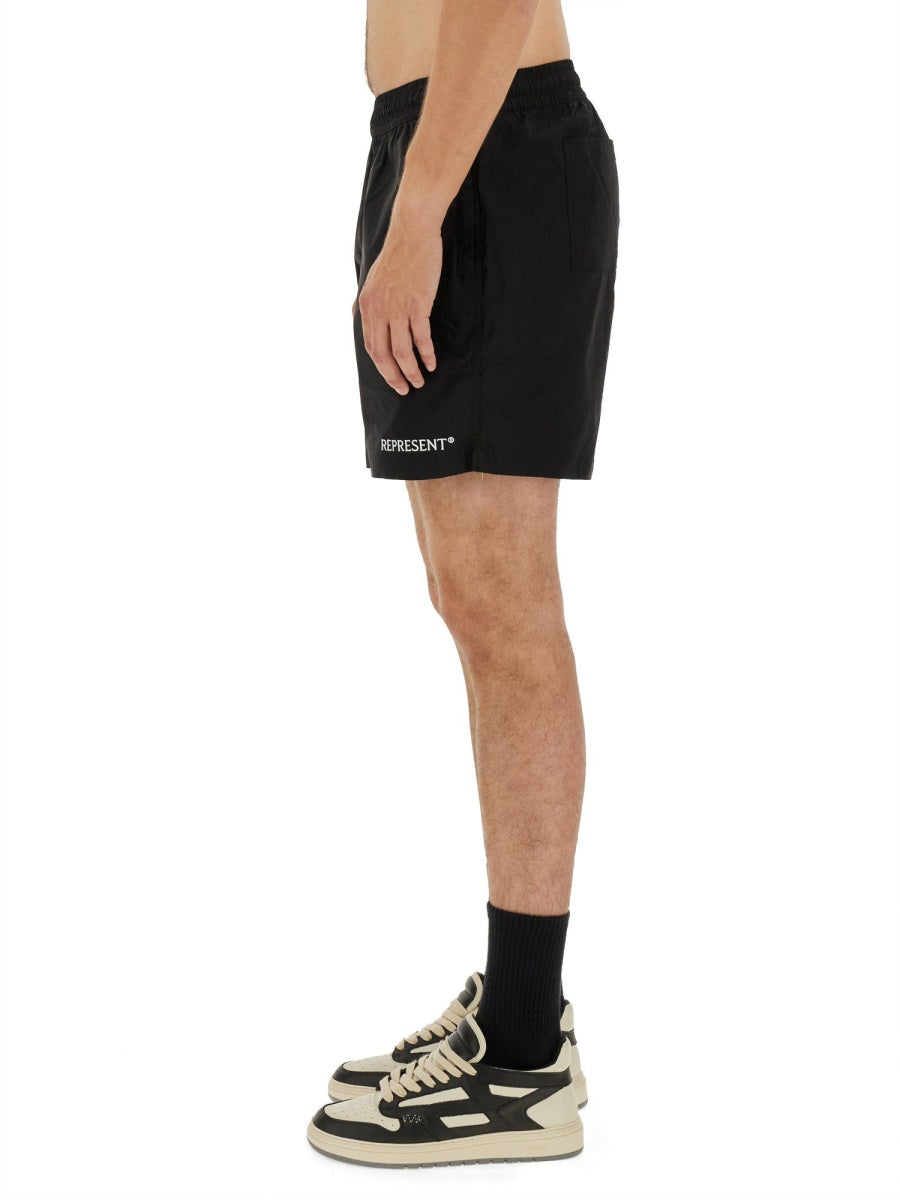 Represent Shorts - Black | Wanan Luxury