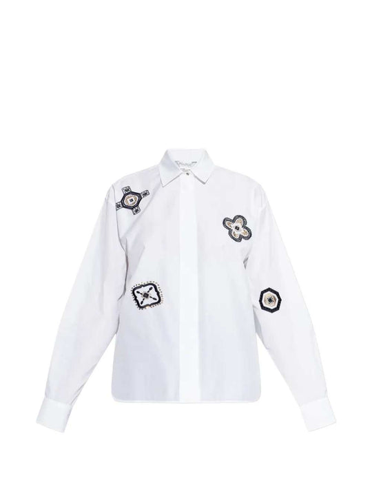 Shirt With Striking Embellishments