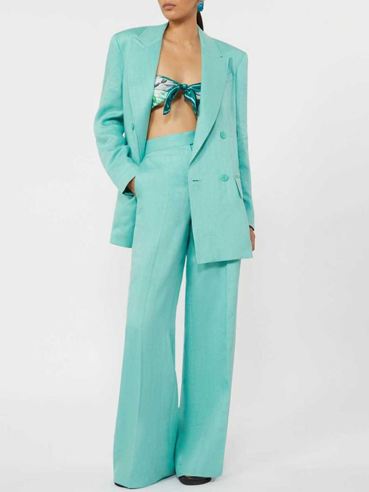 Max Mara PANTS - Blue | eee9c55a045de0530bb652e9f66dd9b72ca396f6