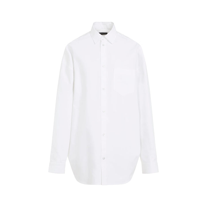 Large-Fit Shirt Shirts White