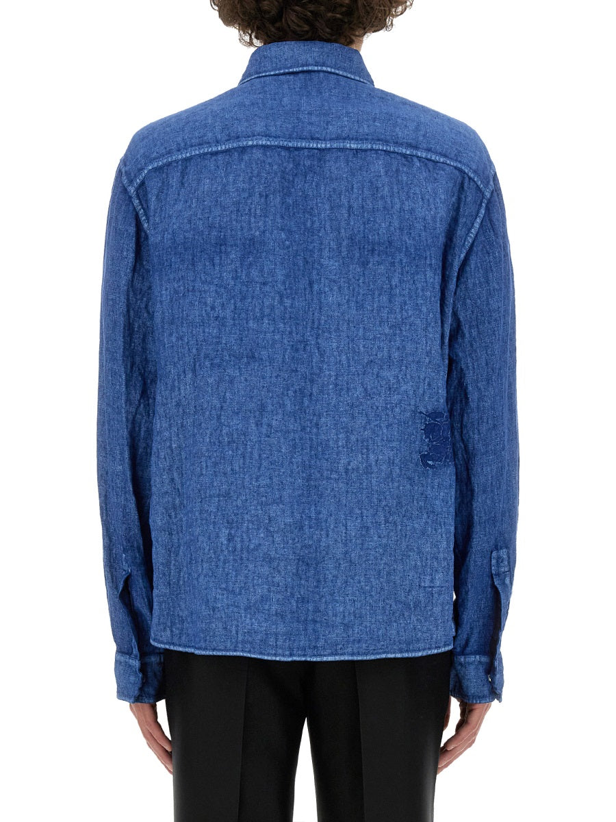 Burberry Shirts - Light Blue | Wanan Luxury