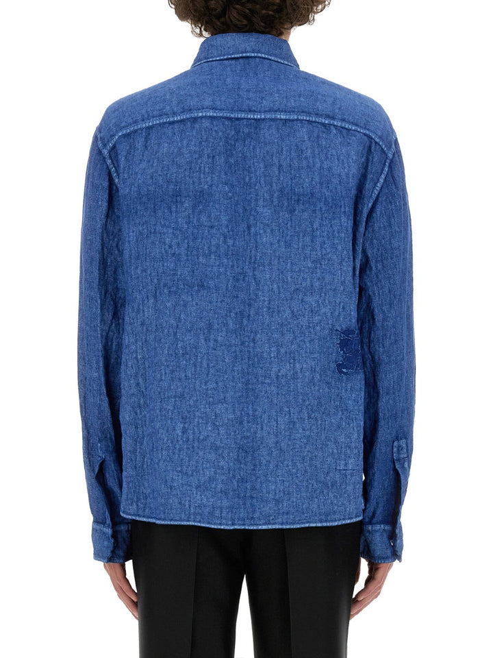 Burberry Shirts - Light Blue | Wanan Luxury