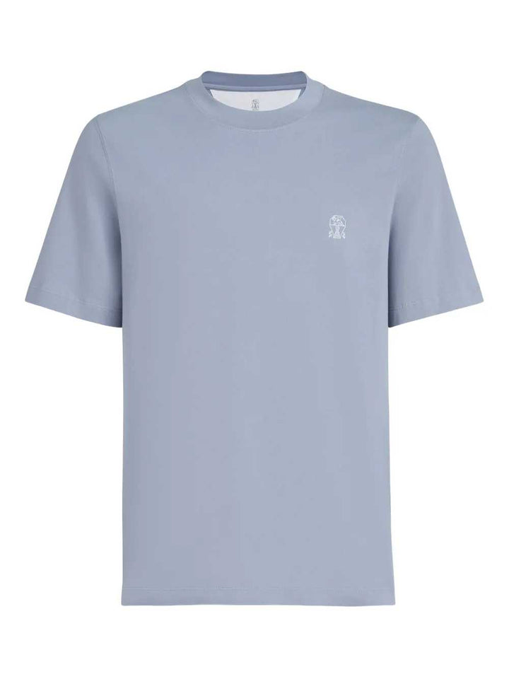 Brunello Cucinelli T-shirts - Blue | 1f1e94c26de17dd8a2b9bd56f991ce4f1a96c873