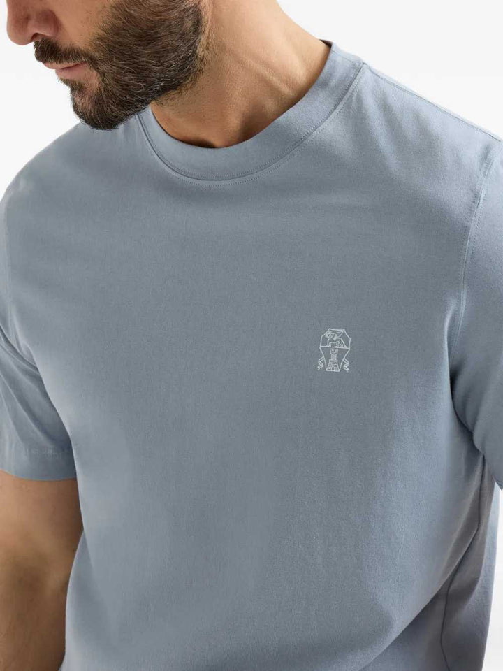 Brunello Cucinelli T-shirts - Blue | 4f53f96eb7e0cf25fa59ea809b7cf92abfbb6b8a