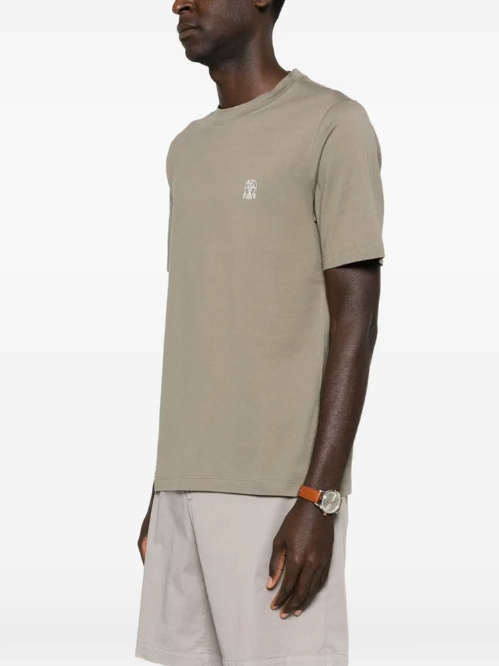 Brunello Cucinelli T-shirts - Green | 84b2486d7983ffad5fb3830e9ea5257950fabc93