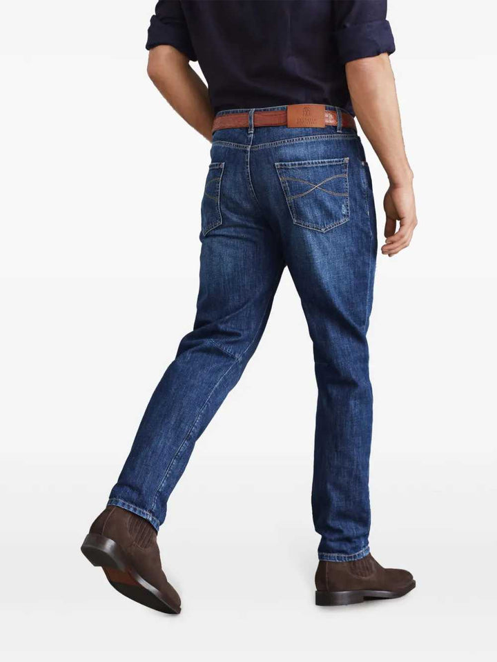 Brunello Cucinelli PANTS - Blue | 814ffef7a664d91eb2d6abfd51cfdf3eecf91ea2