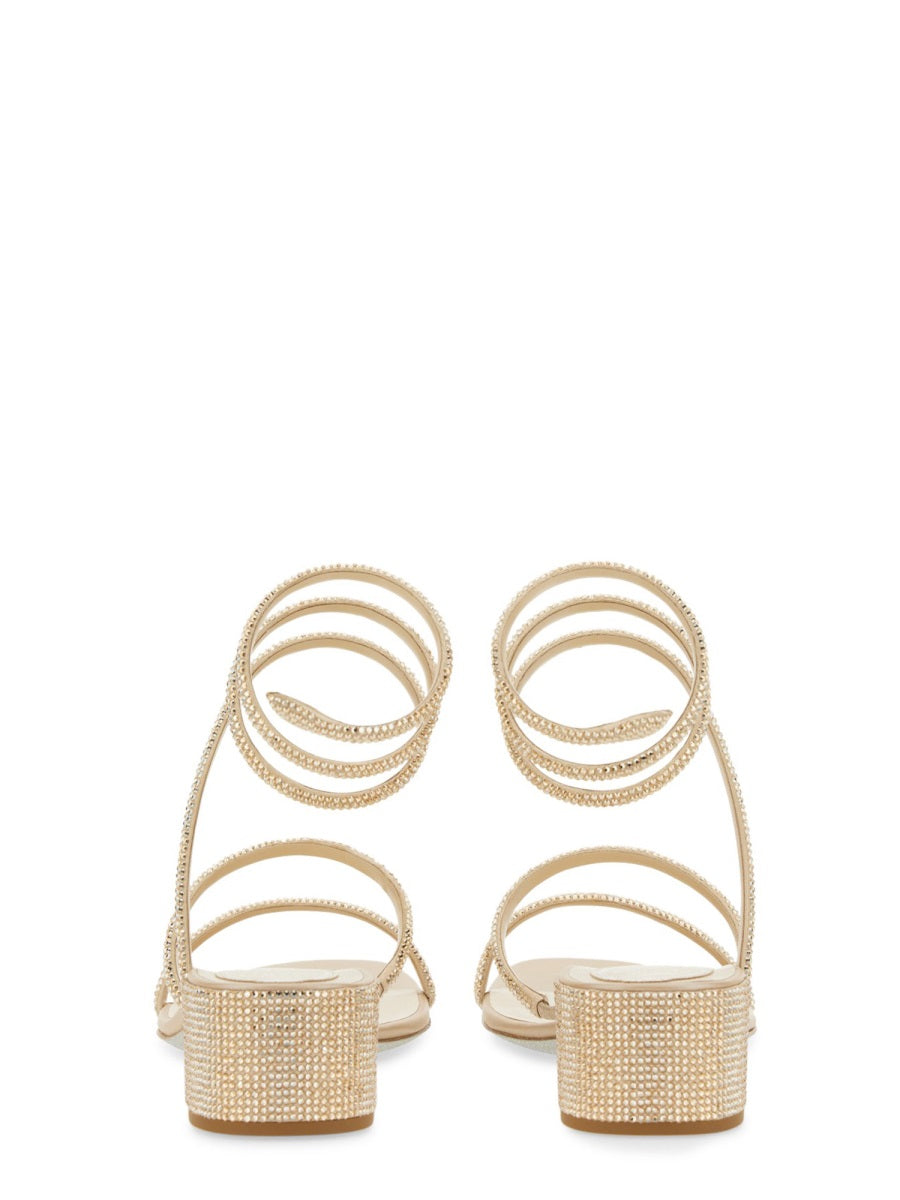 Rene Caovilla Sandals - Beige | f6241bdef48f655e506d17d7540a20c914d5c02b