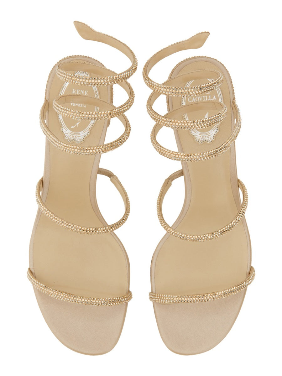 Rene Caovilla Sandals - Beige | 3c42886402fc1da6015314d19d90c0b12722500c