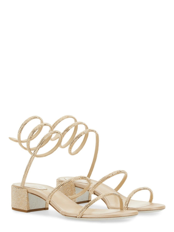 Rene Caovilla Sandals - Beige | d47f096ea57ed6cfef718955507d71a2d4f5e32b