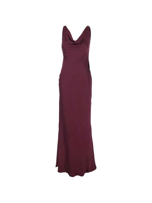 Evening Dress With Draped Neckline