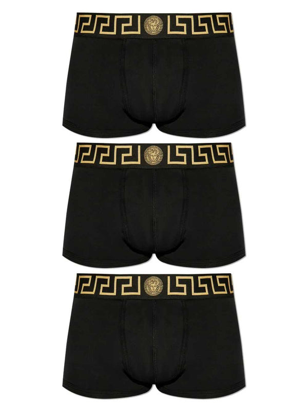 Set Of Three Boxers With Greca Border