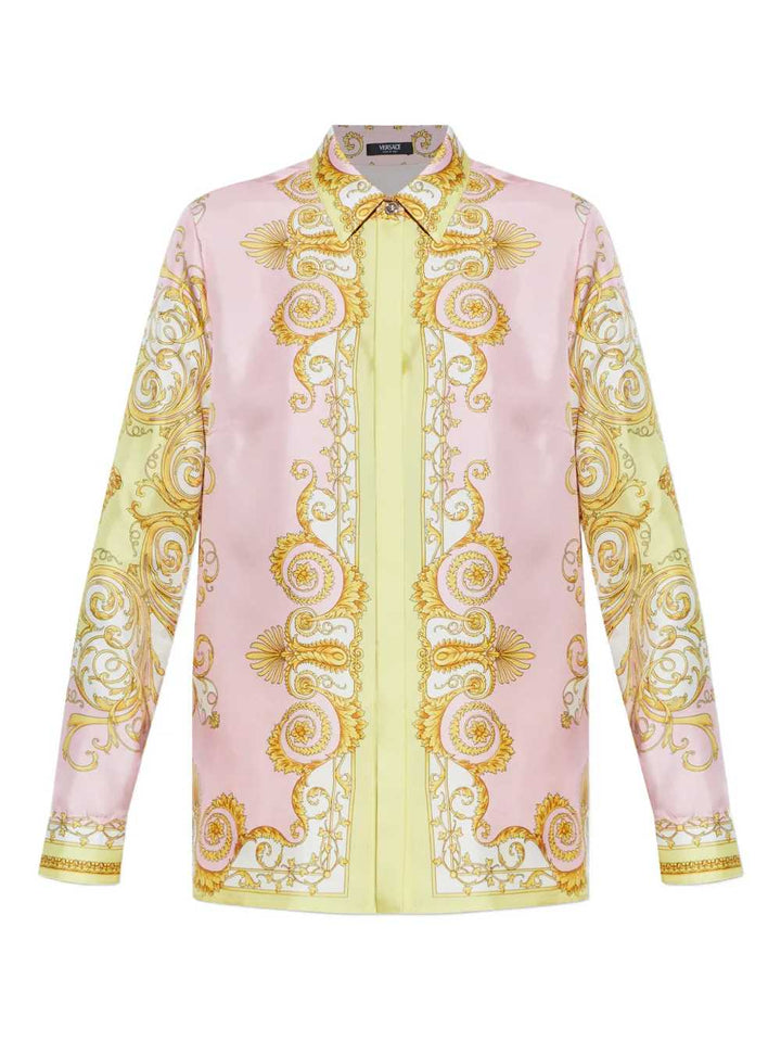 Versace SHIRT - Yellow & Orange | b27e8c57ac897f9016a8026a2512935eccddd3ef