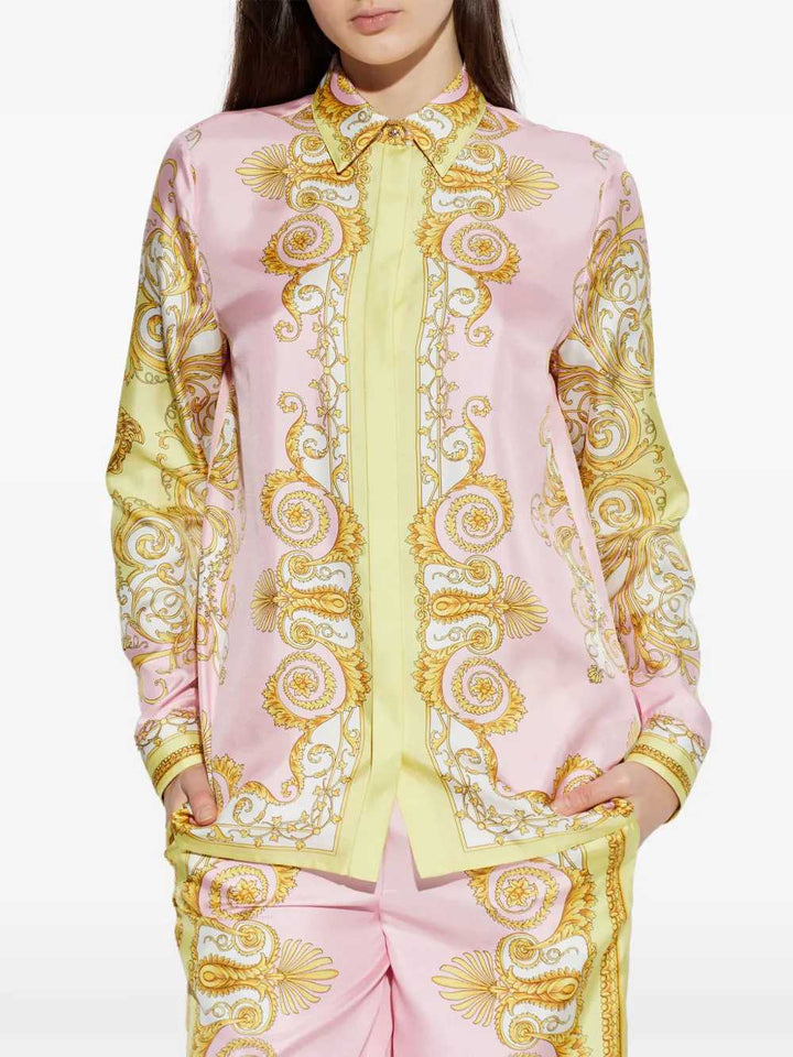 Versace SHIRT - Yellow & Orange | b195d4adef4ac5a164d9aa7e6fe5eb0556957f2b