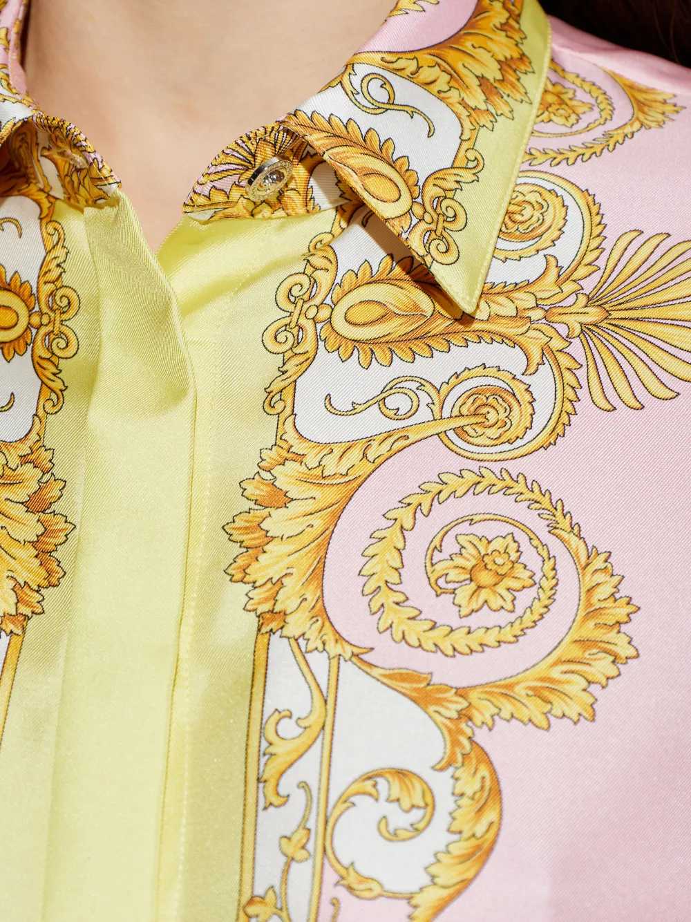 Versace SHIRT - Yellow & Orange | 2beef05db6521fdb36affc67311e4a26dd38c2a0