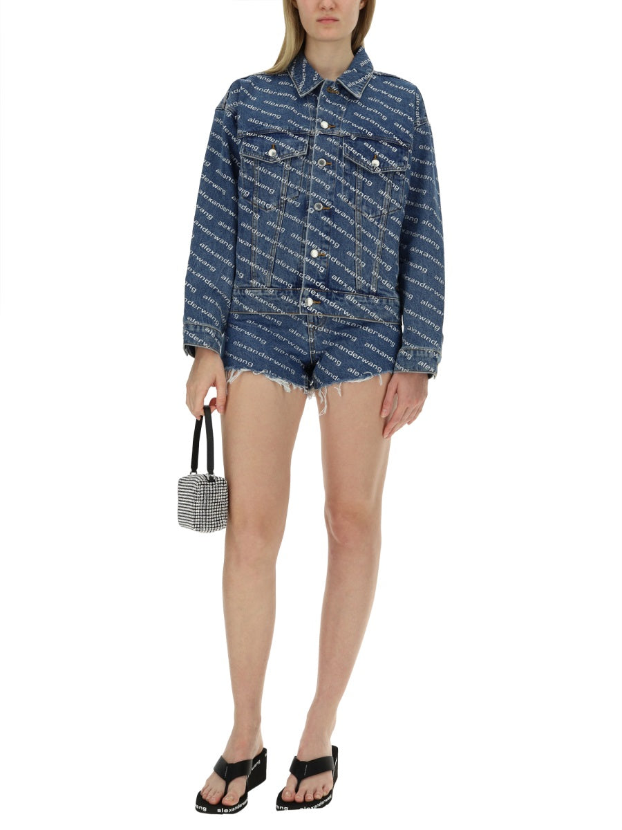 Alexander Wang Shorts - Blue | Wanan Luxury