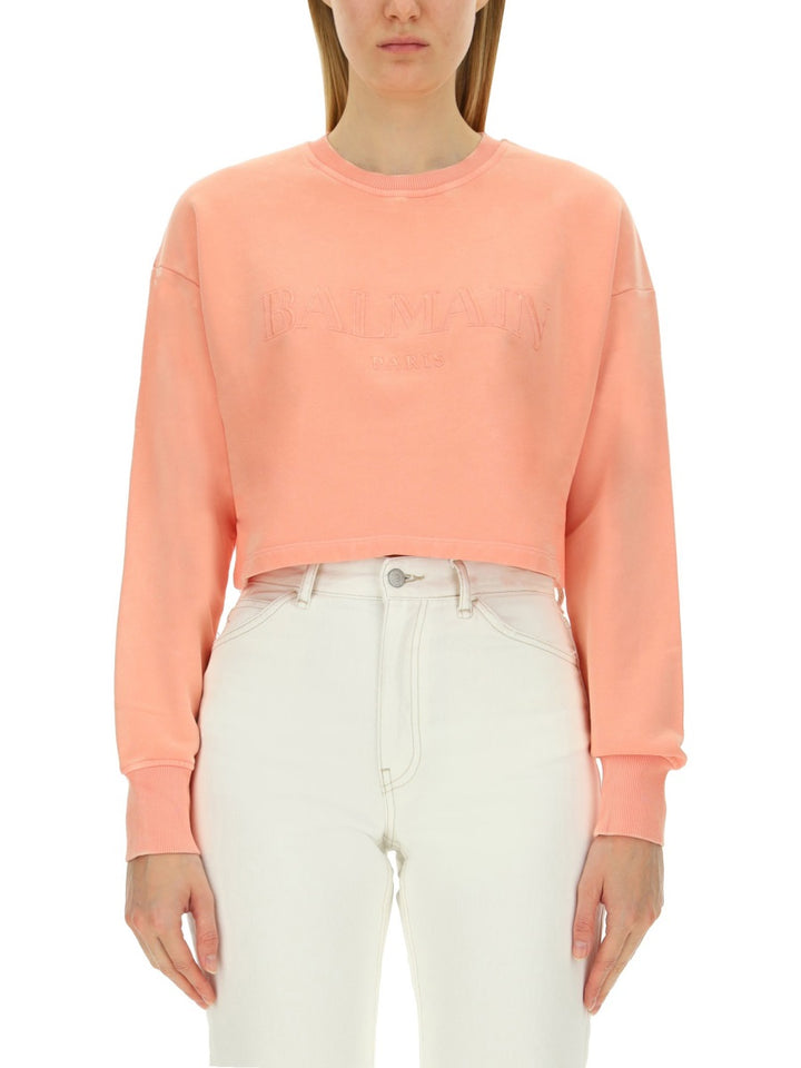 Balmain Sweatshirts - Pink | 4e0e5067f9d56a3de9f3377519af6ae23dae0bc4