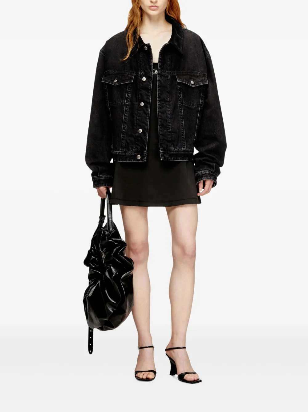 Diesel DRESS - Black | 61ae6d11dd73e98d734fc6b442297394f65ce71a