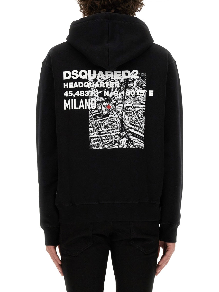 Dsquared2 Sweatshirts - Black | Wanan Luxury