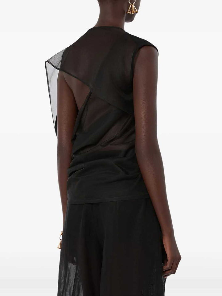 Sportmax TOP - Black | 5729022a989b4832f5de5128867b584aae4778ae