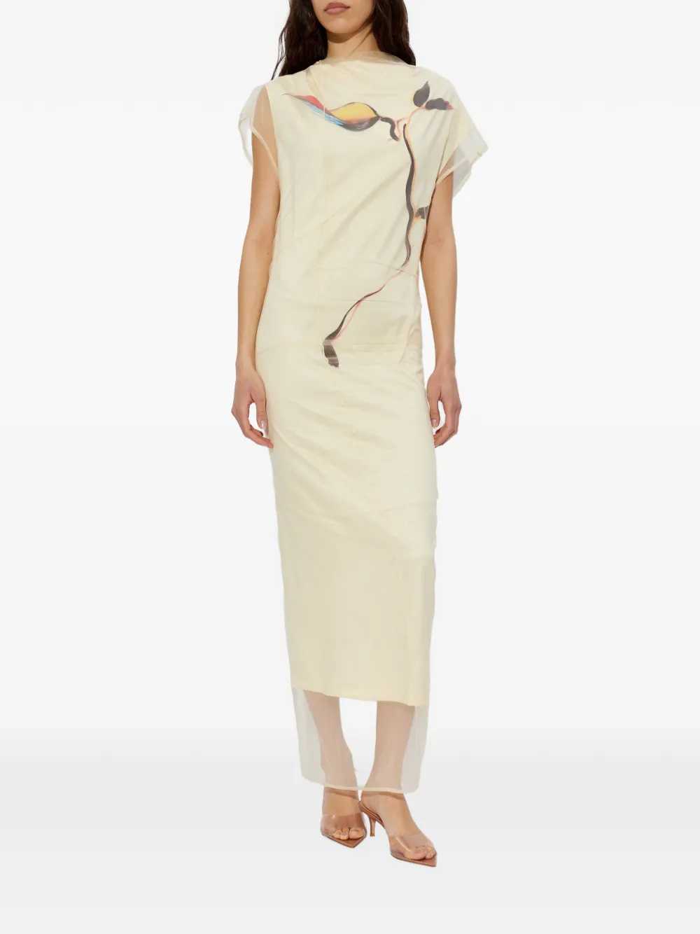 Sportmax DRESS - Yellow & Orange | 080f854ea3ca7858c1e91dba049f044a4250f913