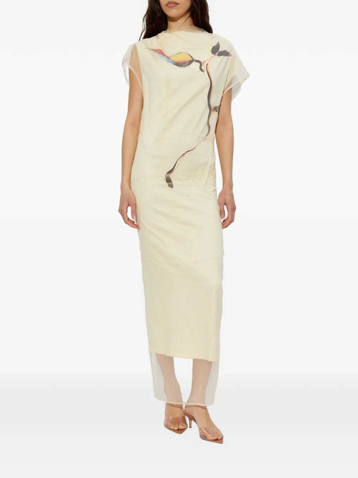 Sportmax DRESS - Yellow & Orange | 080f854ea3ca7858c1e91dba049f044a4250f913