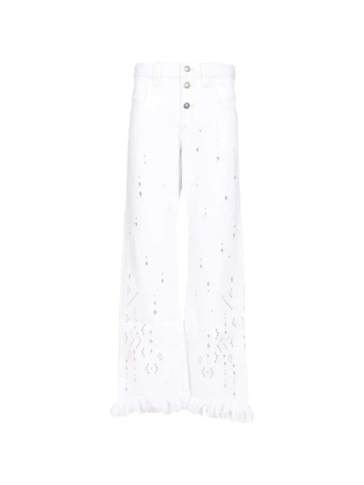 Marant PANTS - White | 1d37a514e22d0fdd62dc7525c8508190f5b38c77