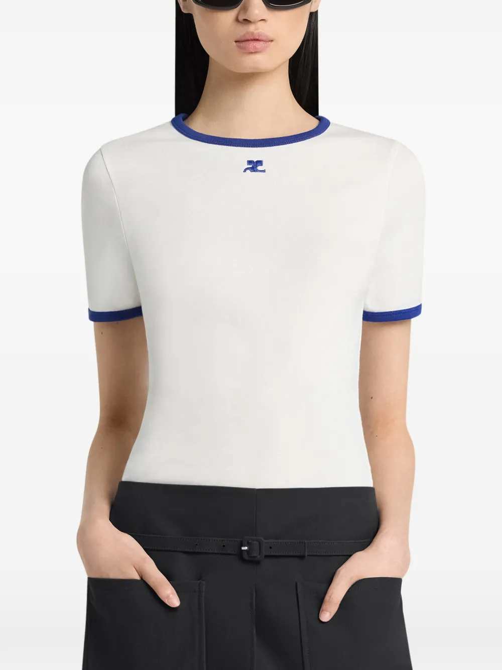 Courreges T-shirts - White | 83483b050fb5a7a3b5d885a39b1f9903bc36b6f3