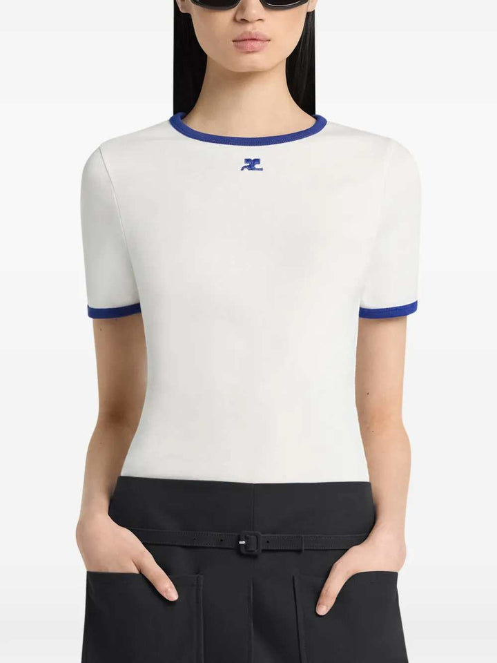 Courreges T-shirts - White | 83483b050fb5a7a3b5d885a39b1f9903bc36b6f3