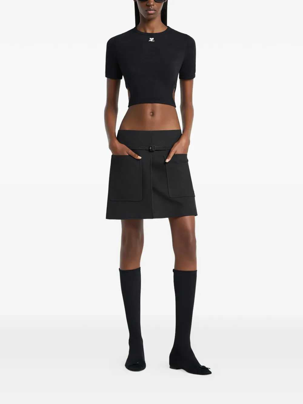 Courreges TSHIRT - Black | f7aa5ffb2e629ac5ecc5f853592b985364dfa5a9