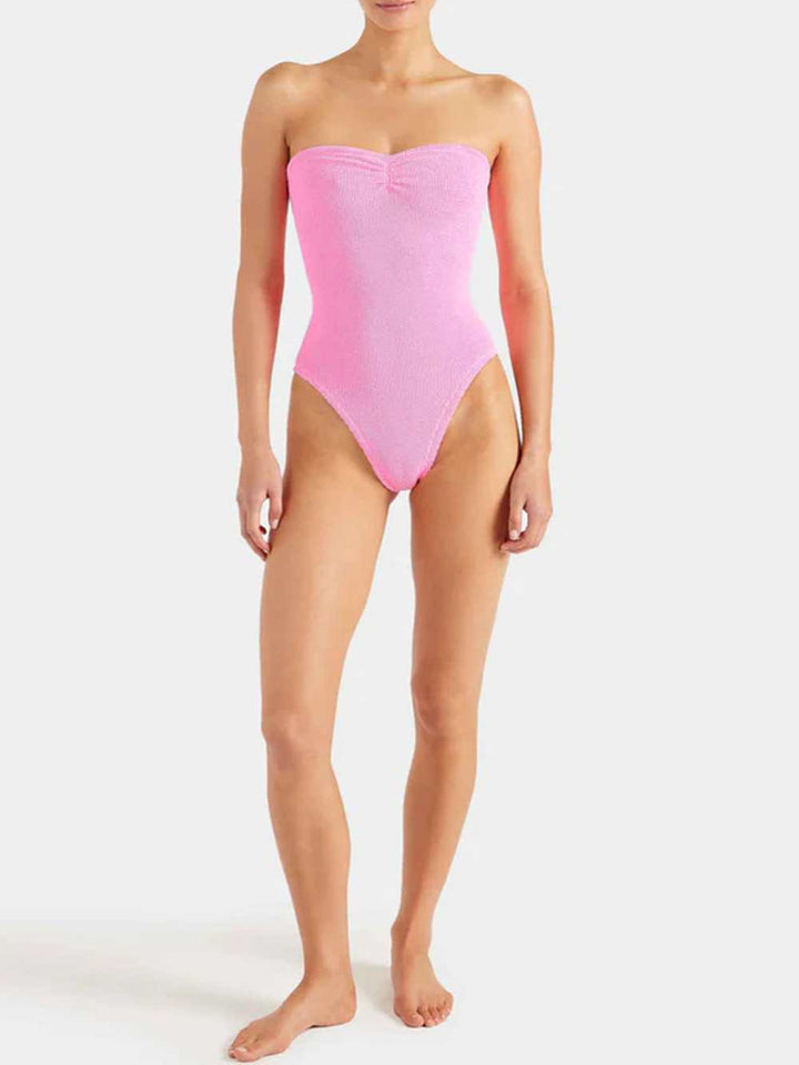 Hunza G SWIMWEAR - Pink & Purple | 8cce916b7f36aff7acd0a7c827aa5f5f1c25a5de