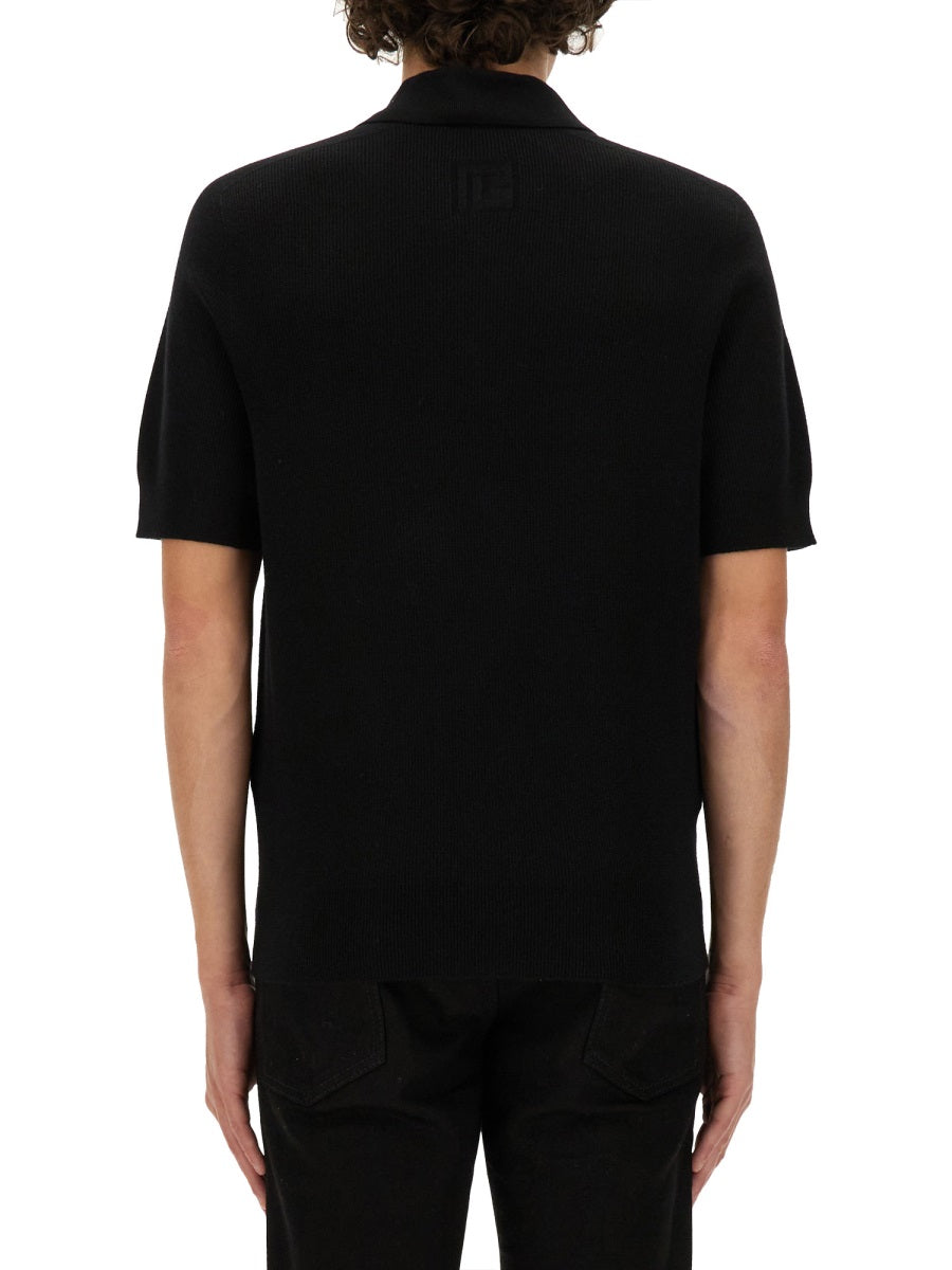 Balmain Polo - Black | Wanan Luxury