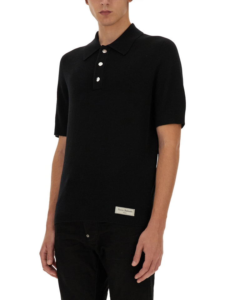 Balmain Polo - Black | Wanan Luxury