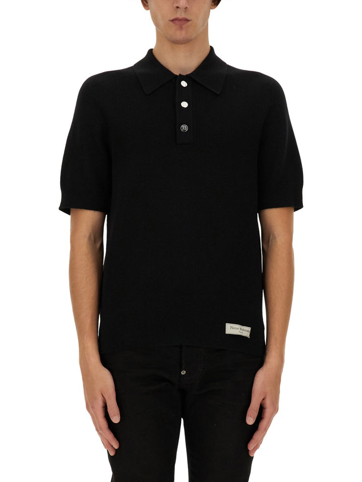 Balmain Polo - Black | Wanan Luxury