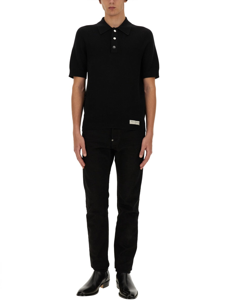 Balmain Polo - Black | Wanan Luxury