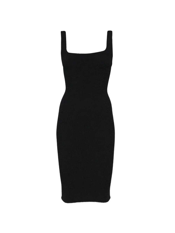 Midi Dress With Square Neckline