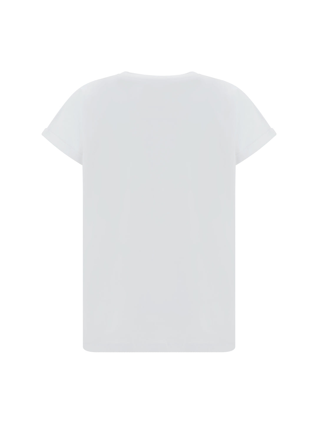 BALMAIN VICHY DETAIL T-SHIRT